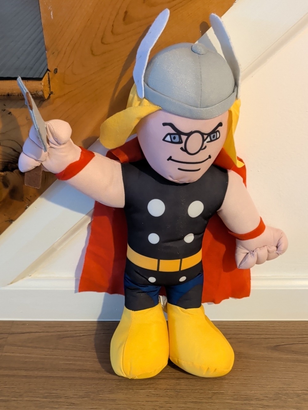 Thor Marvel Super Hero Squad Plush Doll 18" Good Stuff Toys 2011 Collectible